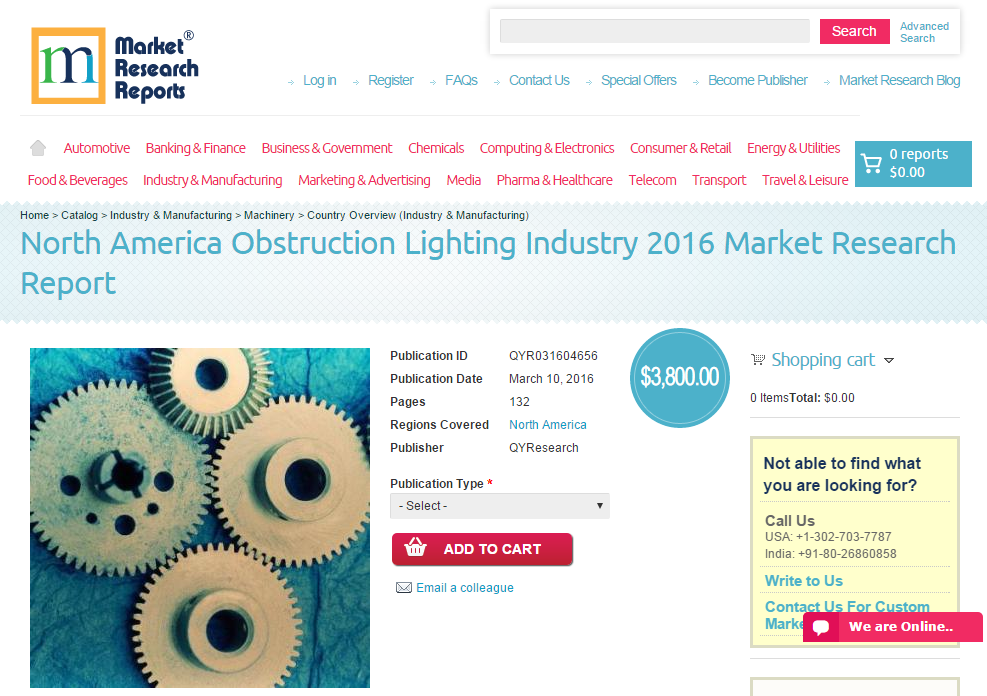 North America Obstruction Lighting Industry 2016'