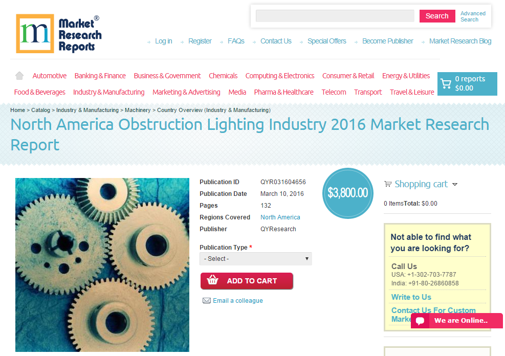 North America Obstruction Lighting Industry 2016