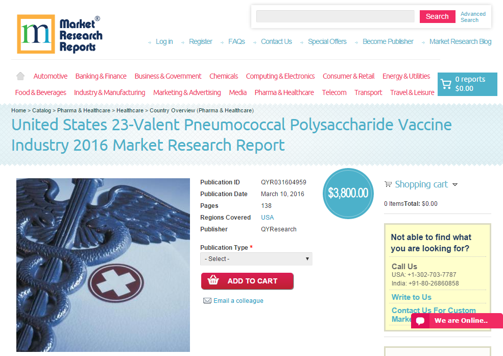 United States 23-Valent Pneumococcal Polysaccharide Vaccine