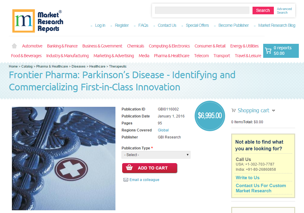 Parkinson&rsquo;s Disease - Identifying and Commercializ