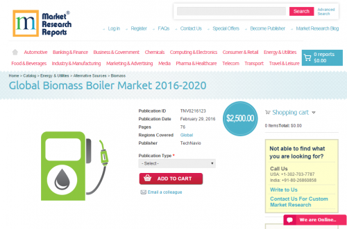 Global Biomass Boiler Market 2016 - 2020'