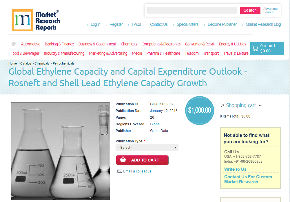 Global Ethylene Capacity and Capital Expenditure Outlook'