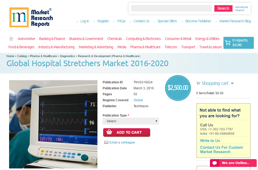 Global Hospital Stretchers Market 2016 - 2020