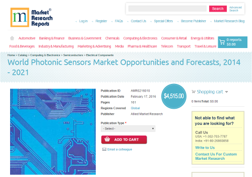 World Photonic Sensors Market Opportunities and Forecasts'