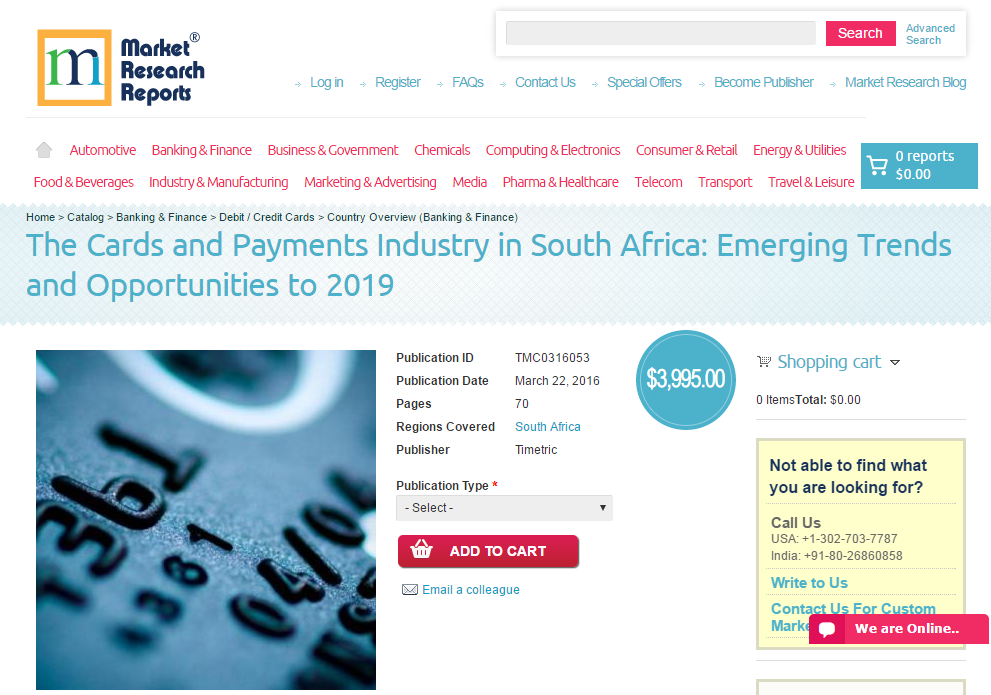 The Cards and Payments Industry in South Africa'