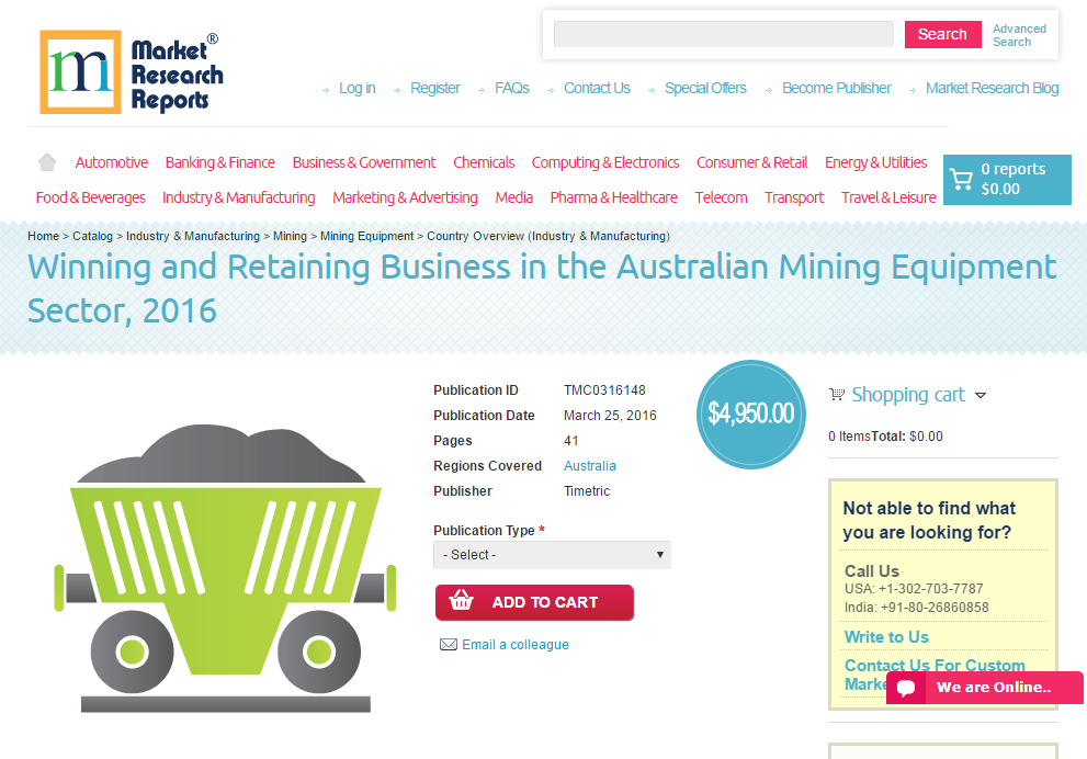 Winning and Retaining Business in the Australian Mining'