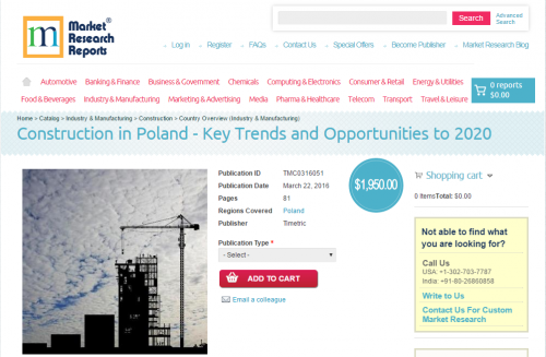 Construction in Poland - Key Trends and Opportunities'