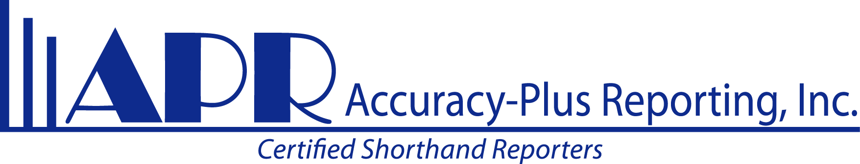 Accuracy-Plus Reporting Inc. Logo