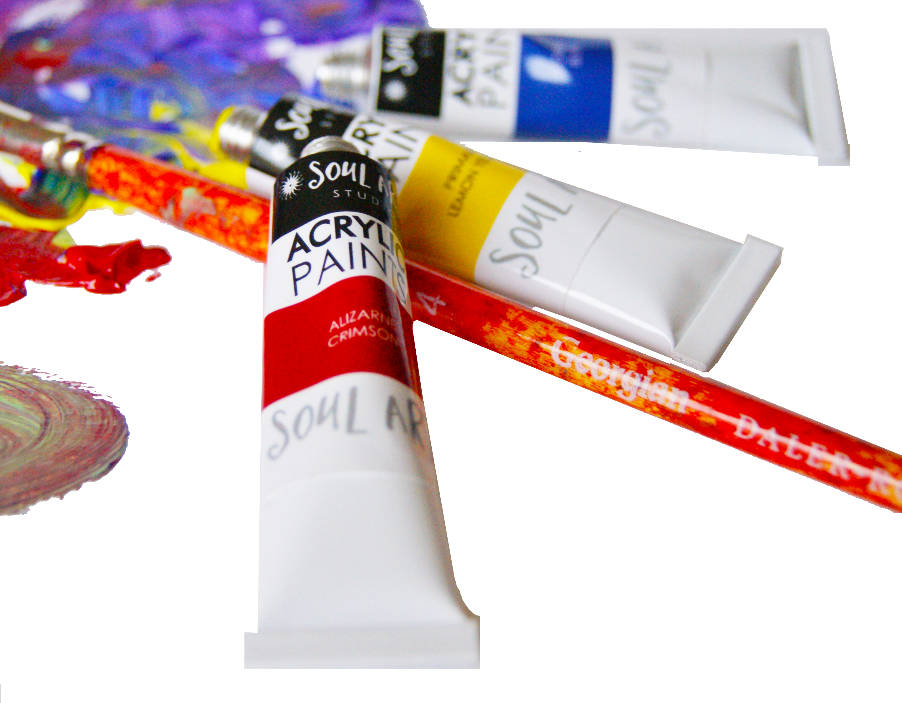 Soul Art Studio acrylic paints.