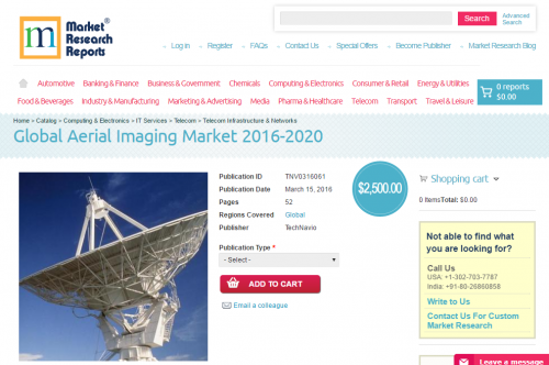 Global Aerial Imaging Market 2016 - 2020'