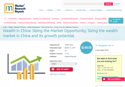 Wealth in China: Sizing the Market Opportunity'