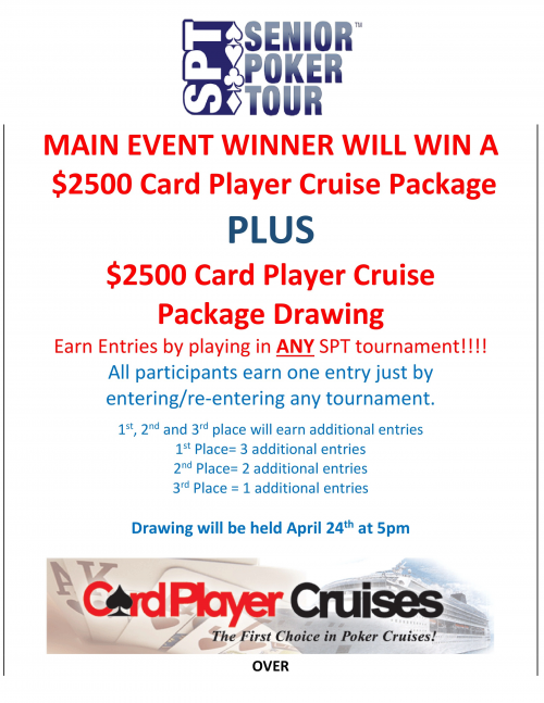 Card Player Cruises giving away $2500 Cruise Package!'