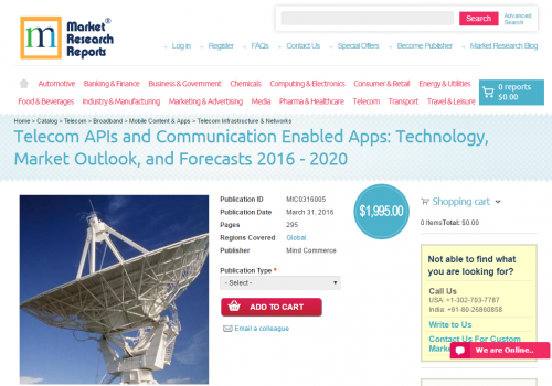 Telecom APIs and Communication Enabled Apps'