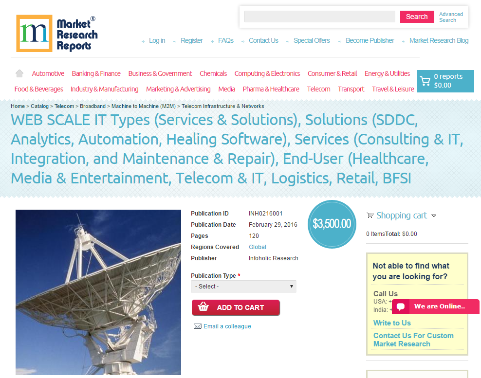 WEB SCALE IT Types (Services &amp; Solutions)'