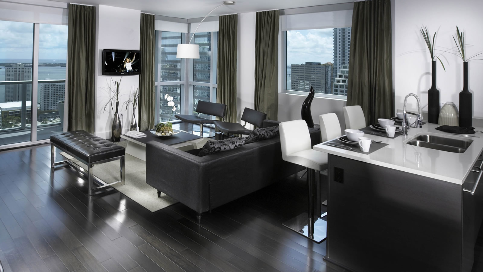 Unique Hardwood flooring installation'
