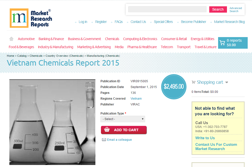 Vietnam Chemicals Report 2015'