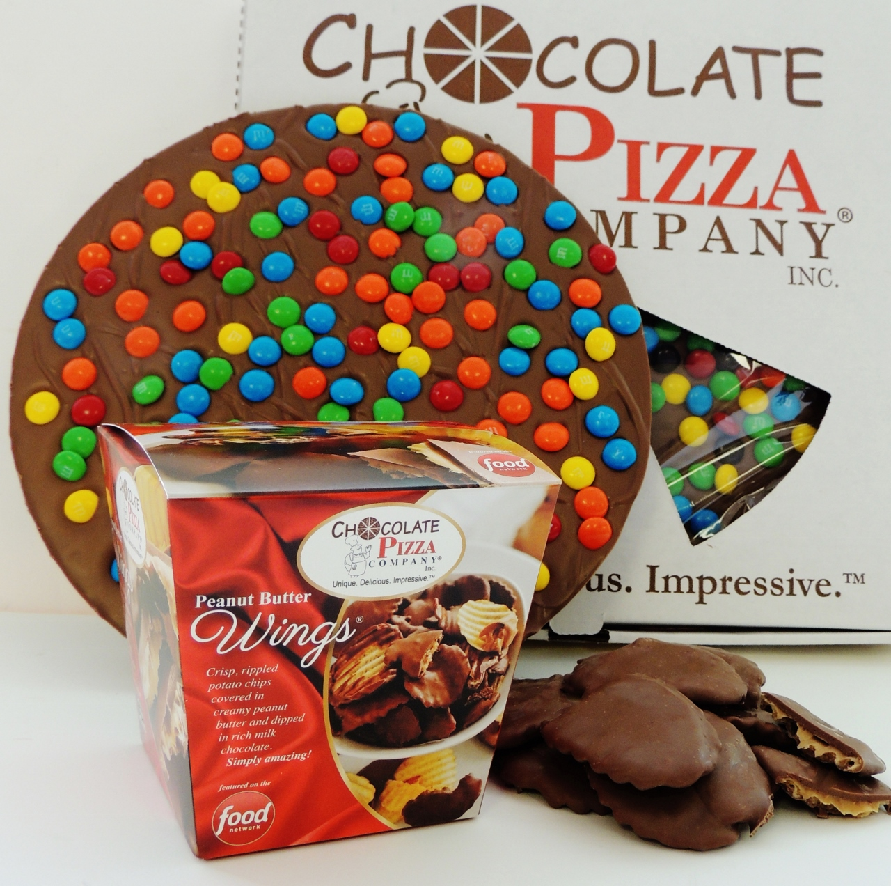 Chocolate Pizza and Peanut Butter Wings