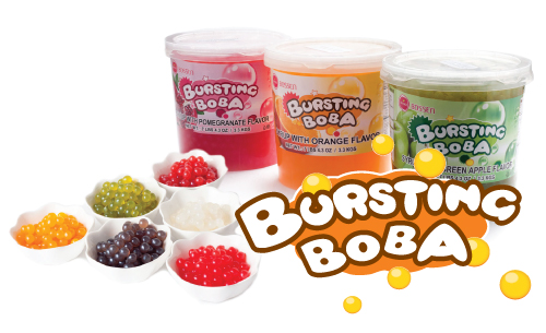Fun, delicious Bursting Boba&reg; in 13 fruit flavors.'