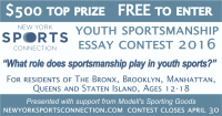 2016 Teen Sportsmanship Essay Contest presented by NYSC