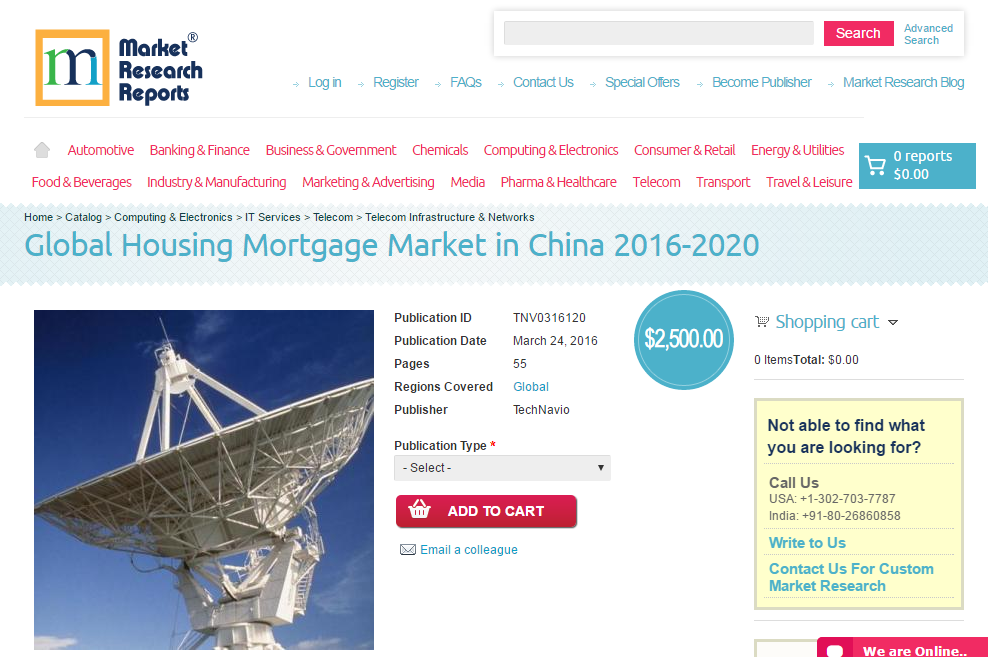 Global Housing Mortgage Market in China 2016 - 2020'