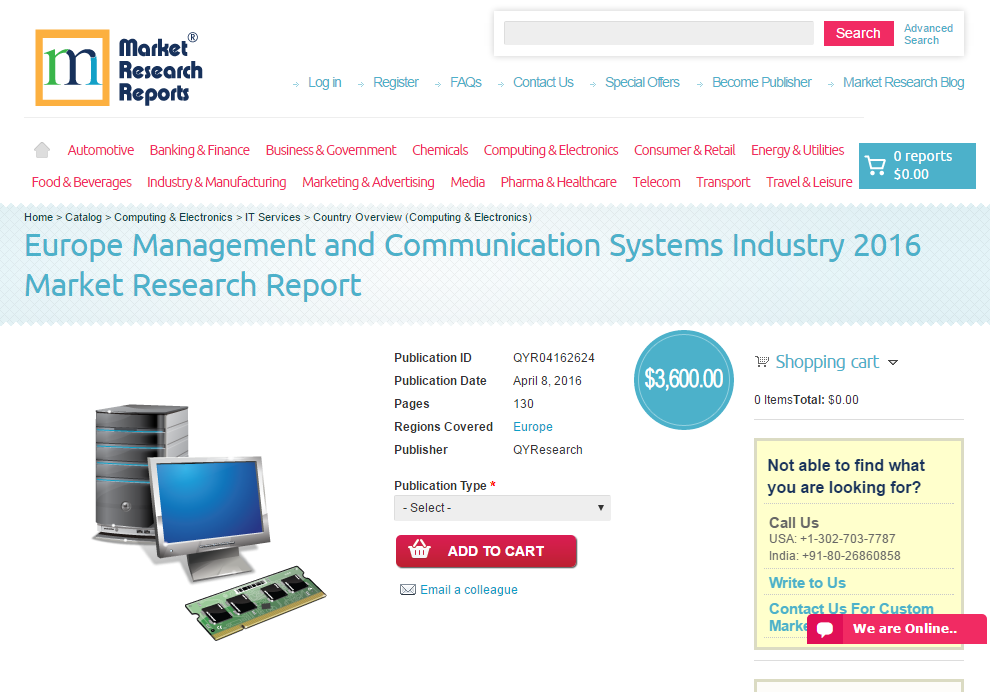 Europe Management and Communication Systems Industry 2016'