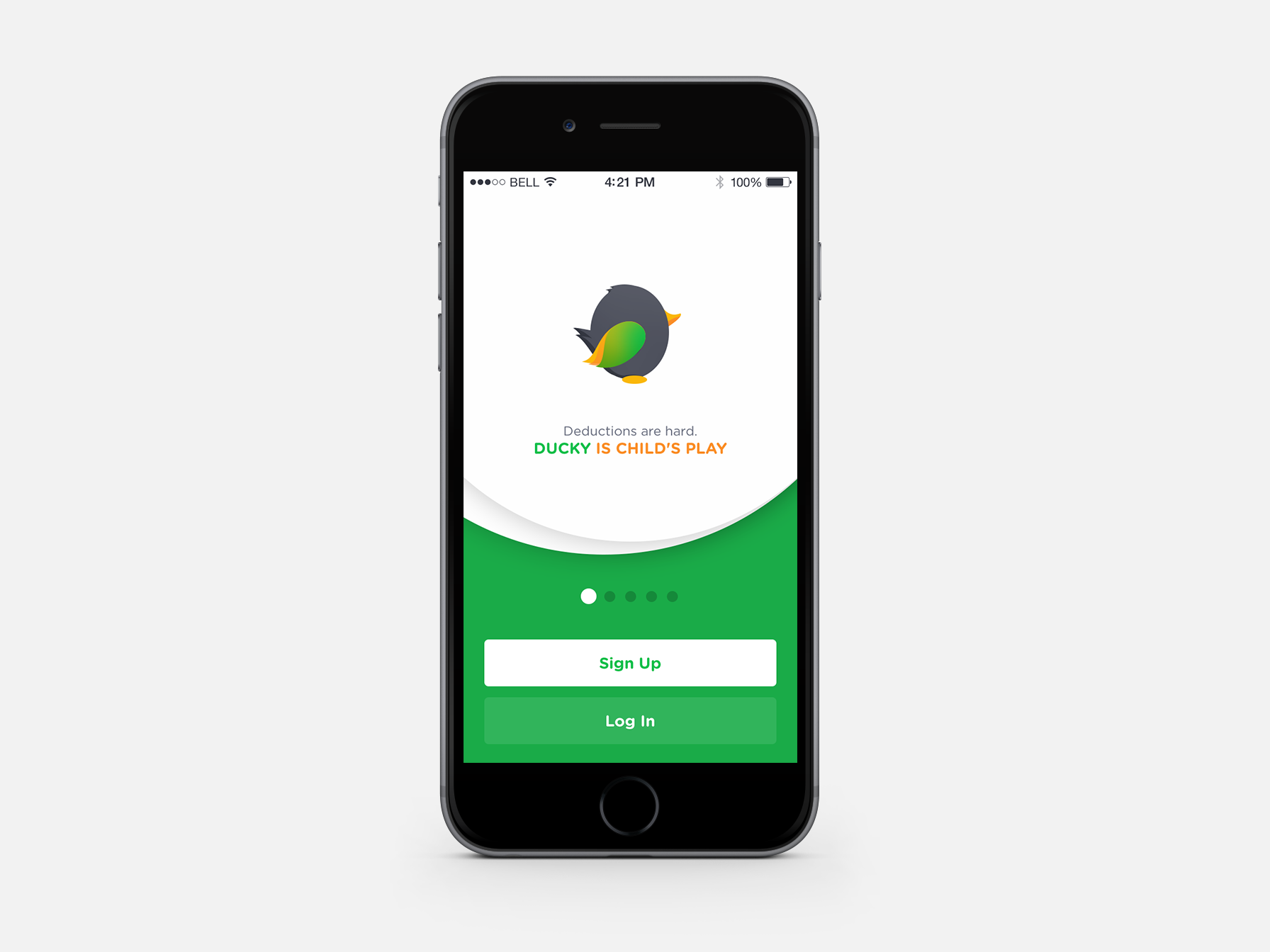 Ducky is Tinder for Expense Tracking'