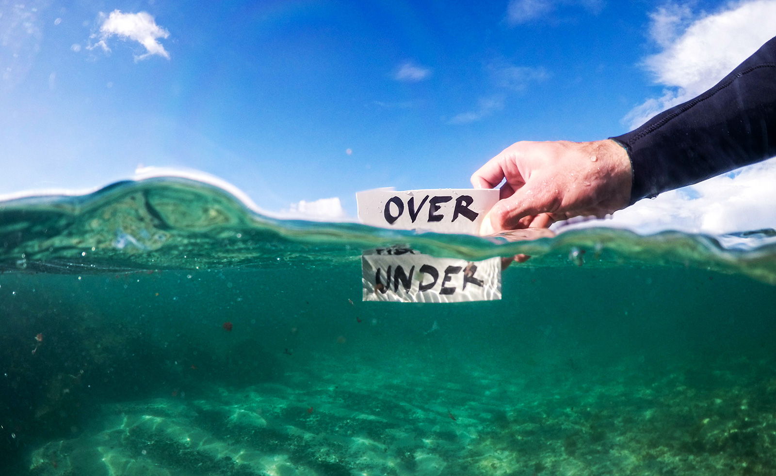 Make underwater photos better