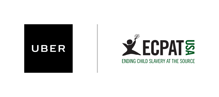 ECPAT-USA/Uber Logo Lock-up