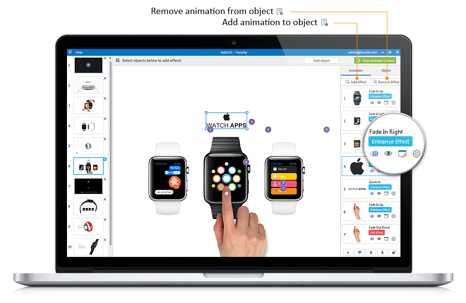 Focusky's Modern & Simple UI