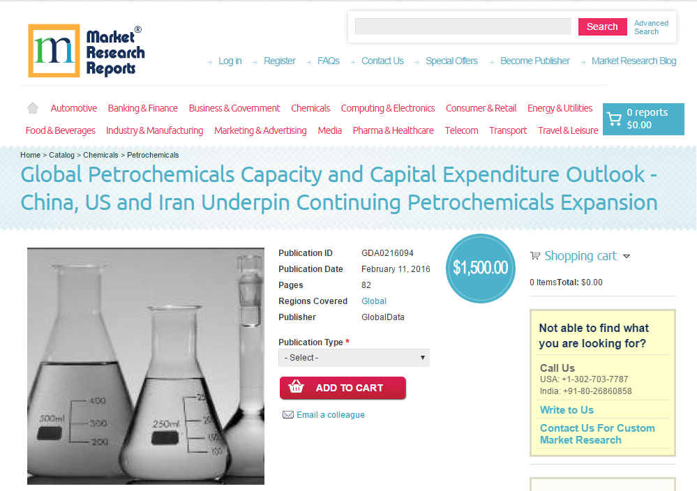 Global Petrochemicals Capacity and Capital Expenditure'