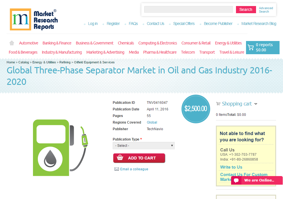 Global Three-Phase Separator Market in Oil and Gas Industry