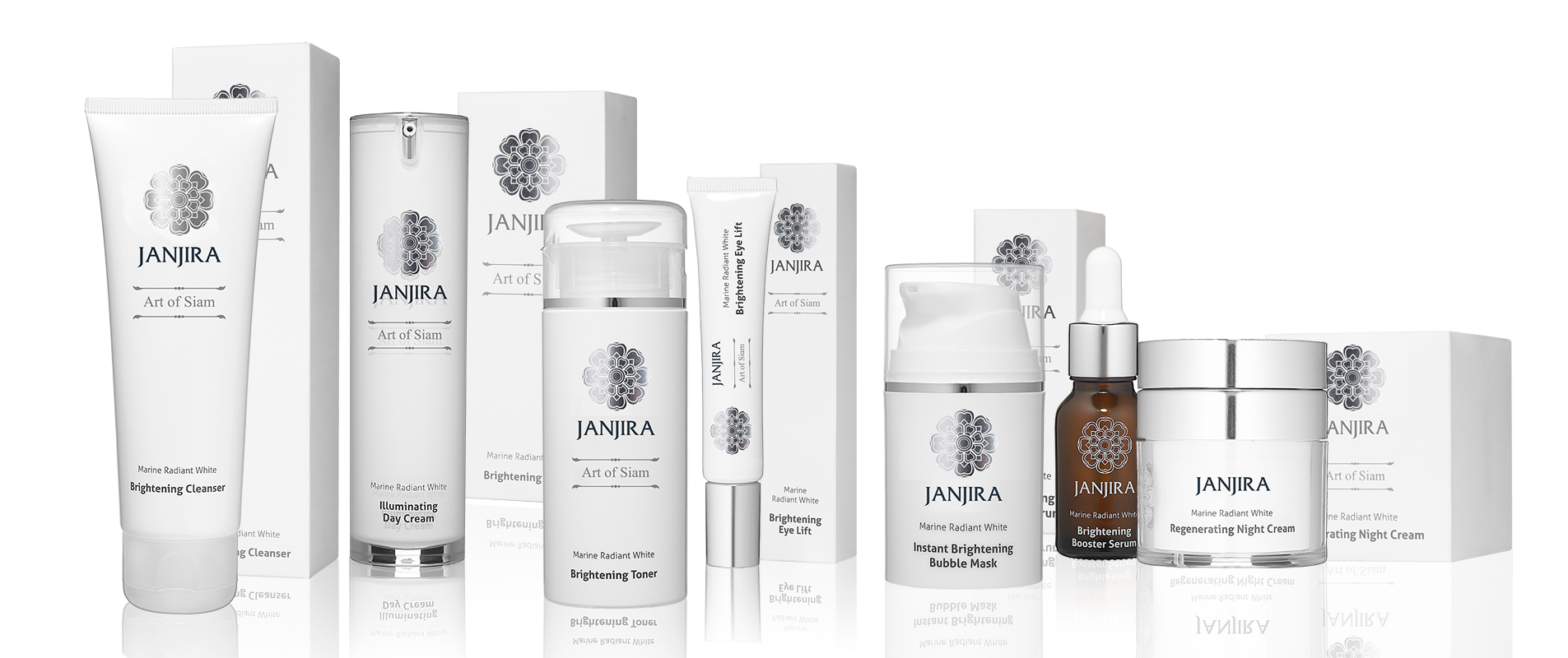 Janjira Marine Radiant White Product Line