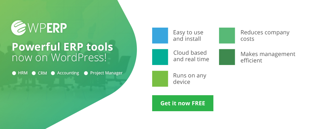 Powerful ERP Tools Now On WordPress