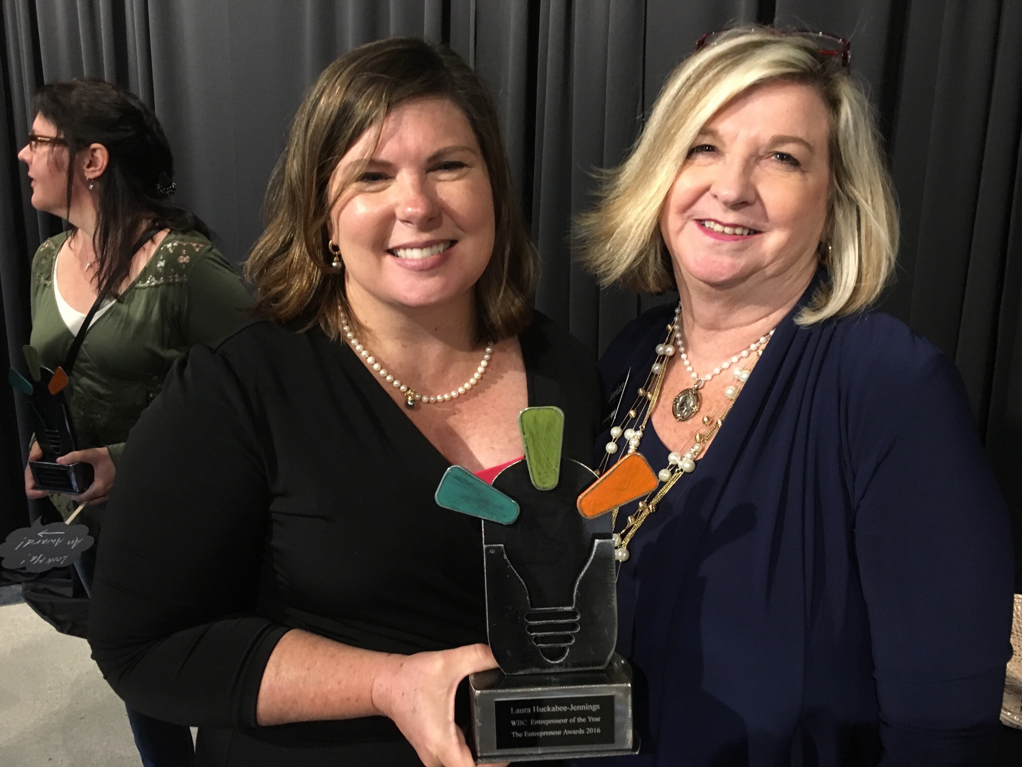 Laura Huckabee-Jennings and WBCNA President, Joanne Randolph'