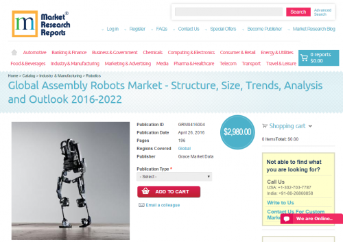 Global Assembly Robots Market 2016'