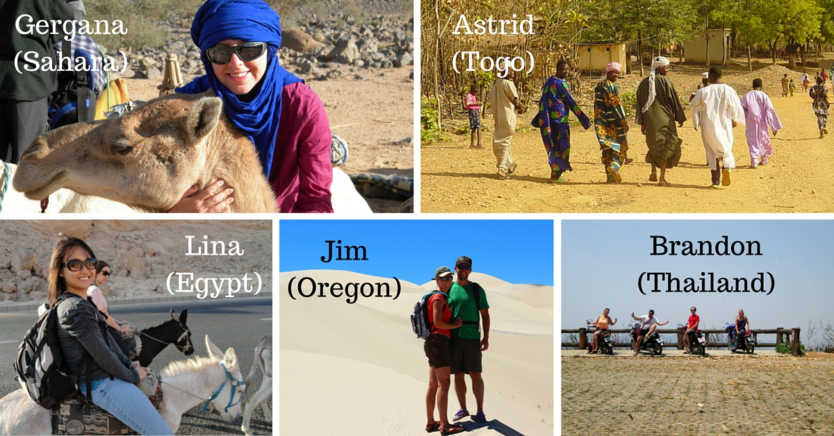 A few of the writers for the book.