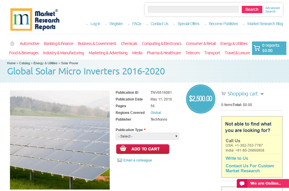 Global Solar Micro Inverters 2016 - 2020'