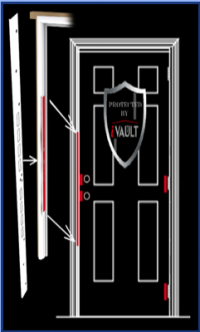 iVault reinforces the doors and frames of the home.