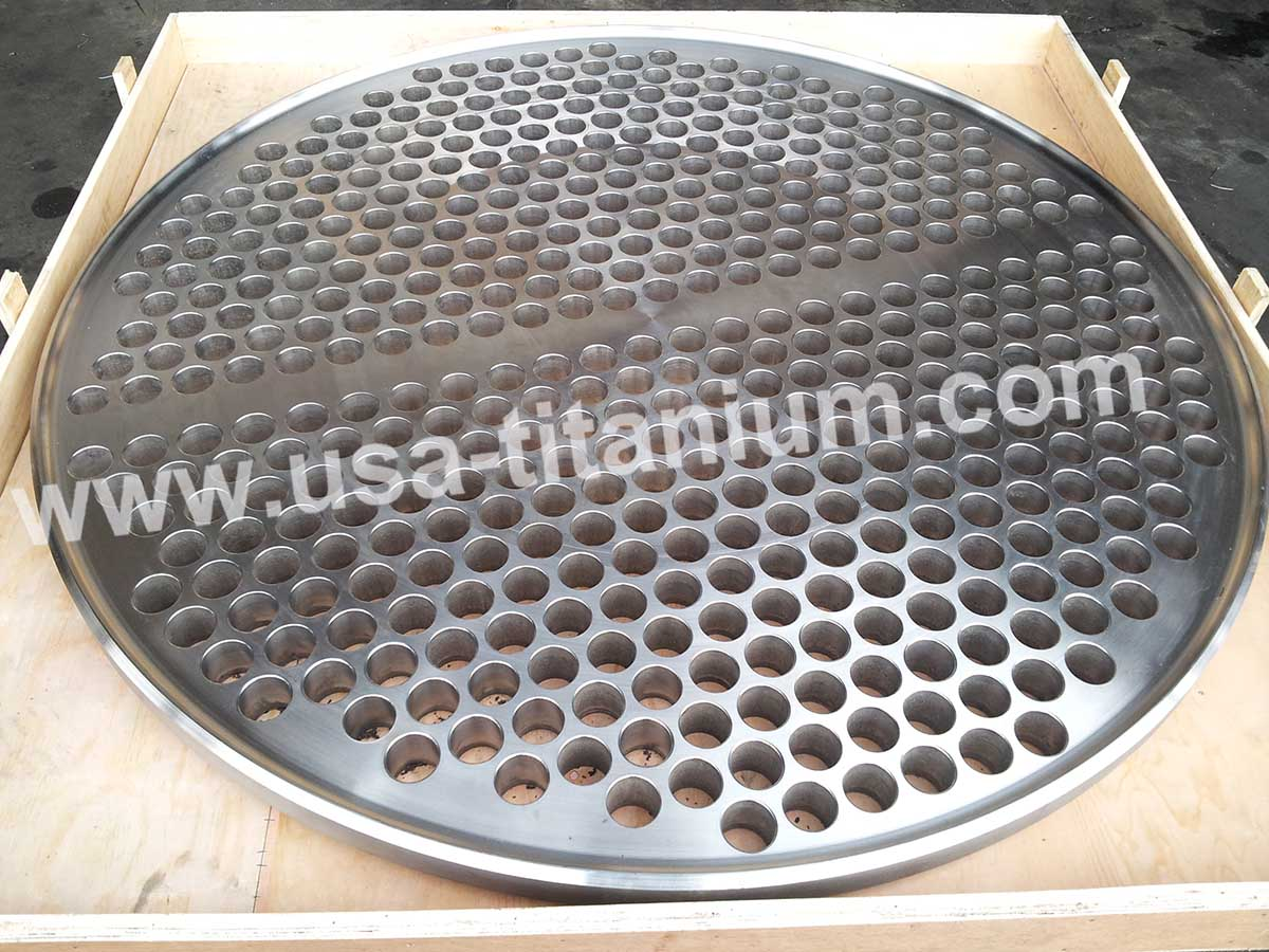 USTI Titanium clad plate,tube sheet'