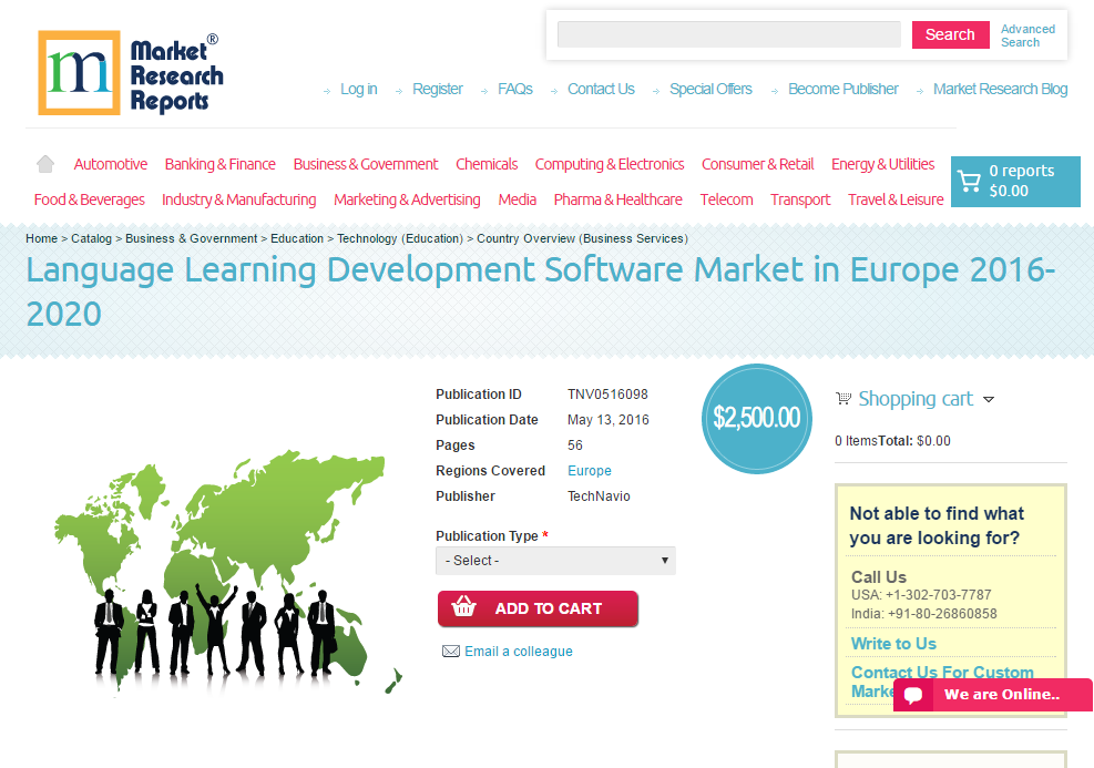 Language Learning Development Software Market in Europe 2020'