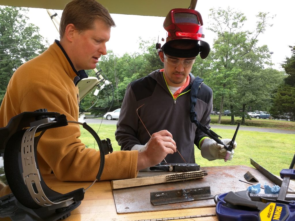 Brad Teaching Welding