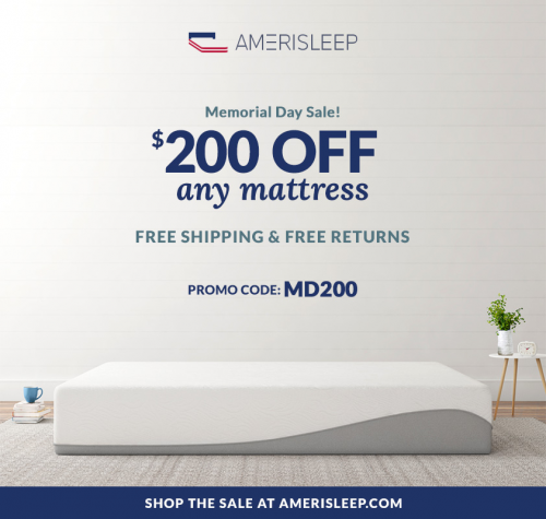 Amerisleep Memorial Day Mattress Sales Released for 2016'