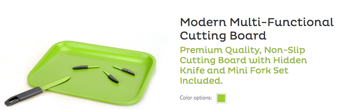 Modern Multi-Functional Cutting Board from Home and Above'