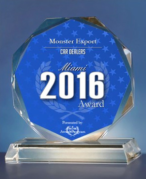 Monster Export has been selected for the 2016 Miami Award'