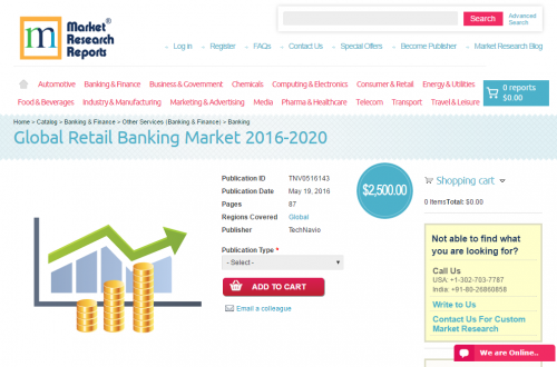 Global Retail Banking Market 2016 - 2020'