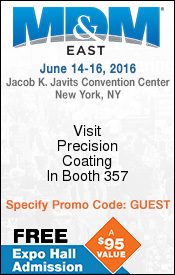 Precision Coating and Boyd Coatings Exhibiting at MD&amp'