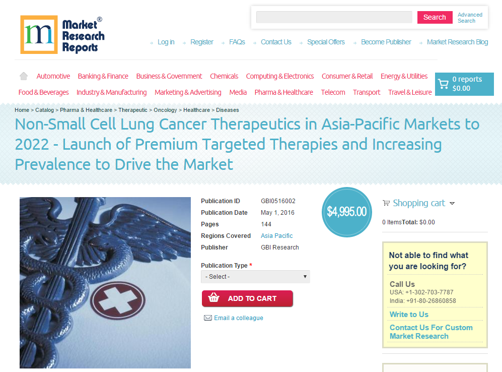 Non-Small Cell Lung Cancer Therapeutics in Asia-Pacific'