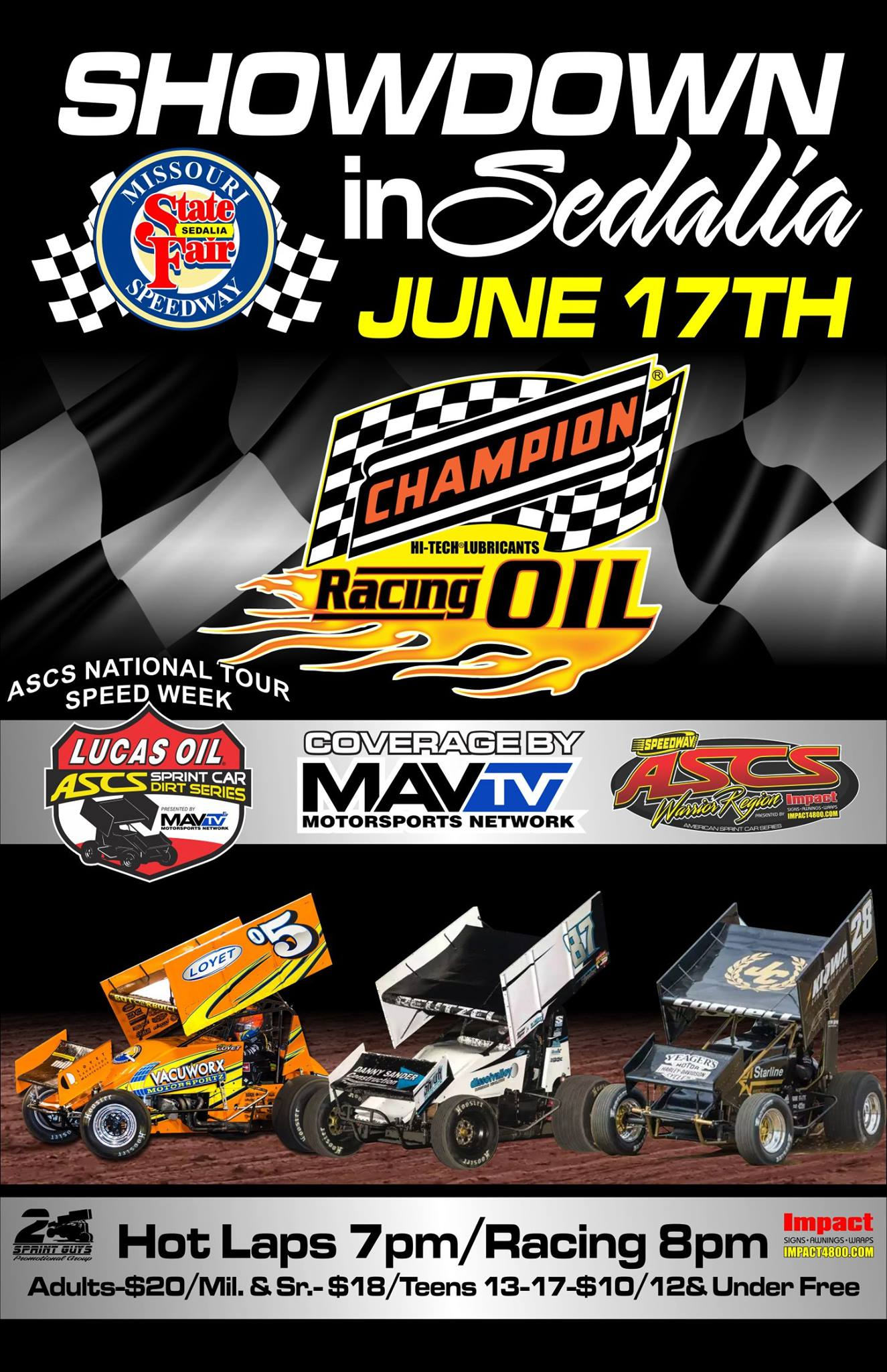 Champion Racing Oil Sponsors ASCS