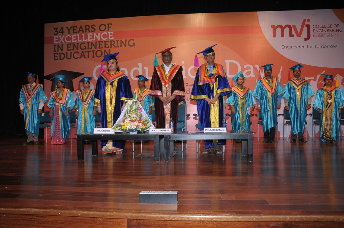 MVJCE Celebrated Graduation Day on May 14th 2016'
