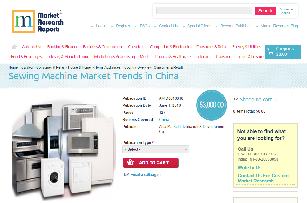 Sewing Machine Market Trends in China'